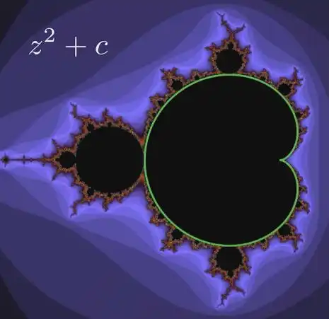  张大少涂鸦三暴力美学心形线曼德博分形
