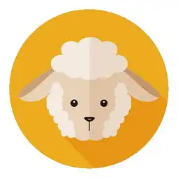 可爱情侣头像动物扁平化