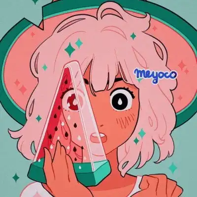  沐糖梦幻缤纷少女创意插画画卡通动漫头像我要个性网