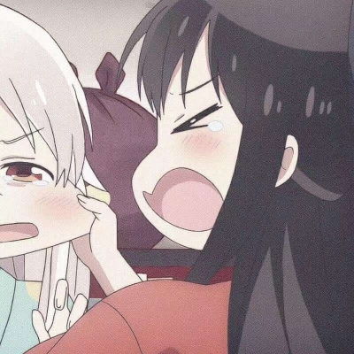  动漫闺蜜头像姐妹智障多年我不离不弃