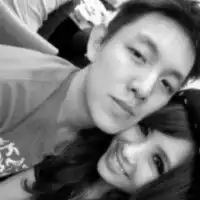  可爱的非主流黑白情侣qq头像绝口不提爱你