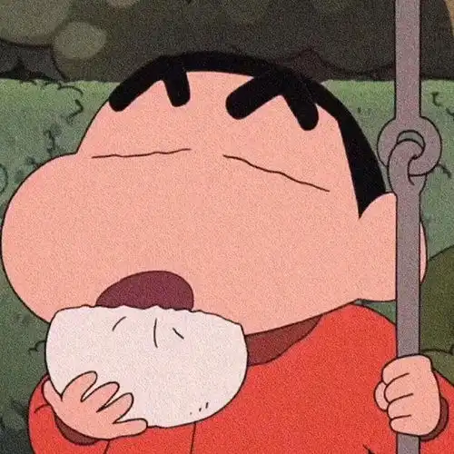 微信头像蜡笔小新情侣干饭