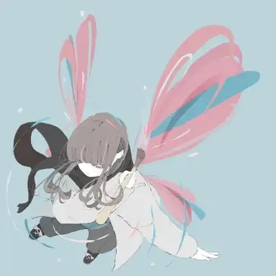  李胤镐插画女头冷淡中的小清新
