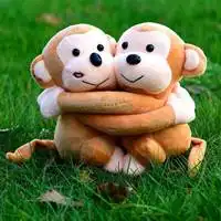  大嘴猴情侣卡通头像可爱大嘴猴情侣头像一对图片