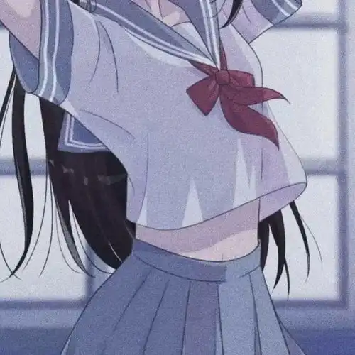  学院风jk女头动漫部位女生头像