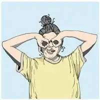 老君山红帽女情侣头像搞笑漫画