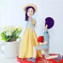 情侣可爱玩偶头像软陶