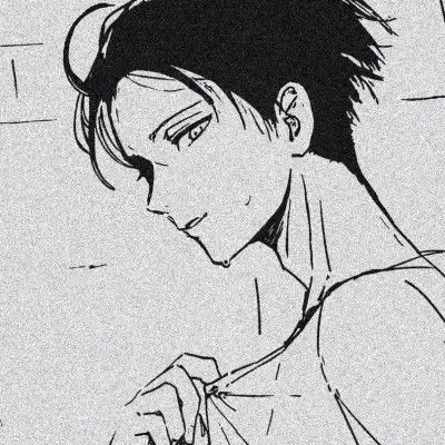 日漫情侣头像单人黑白随