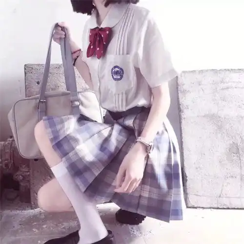  可当头像的jk,二次元少女感爆棚,谁说jks不减龄