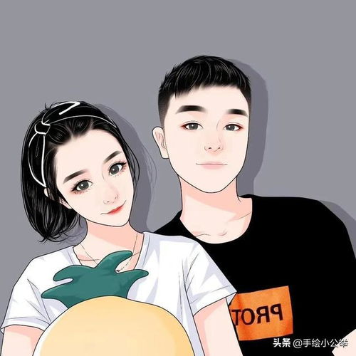  你的头像该换了,真人照片变漫画,2022年轻时尚情侣头像