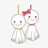 qq萌娃头像情侣头像晴天娃娃