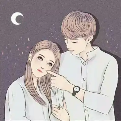 可爱彩绘动漫情侣头像别来无恙你在心上  可爱彩绘动漫情侣头像别来无恙你在心上