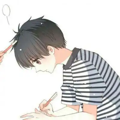  狄淇儿和应怜情侣头像单人两张怦然心动男主和女主头像一人一张