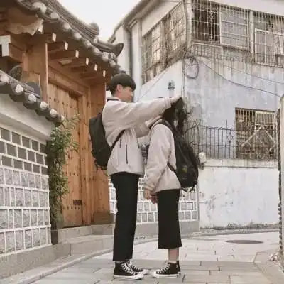  微信文艺情侣头像,单身狗千万别点
