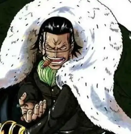  海贼王前七武海沙鳄鱼克洛克达尔,他是三将星斯慕吉的克星