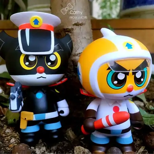 黑猫警长情侣头像一对妖