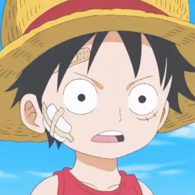  路飞头像高清无水印,路飞卡通头像2
