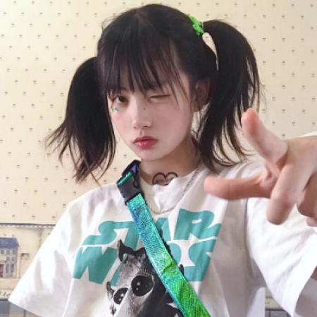  原宿风女生头像,你如花般的笑靥一看就喜欢的