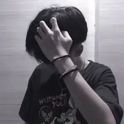  手绘情侣头像一左一右带字,遇见你是今生最美的风景