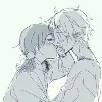  动漫双人情侣头像余生请多指教