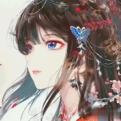 侠客头像古风女背影