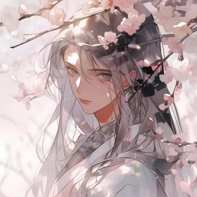  古风情侣头像