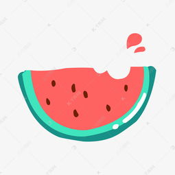  手绘风西瓜免抠点缀元素素材图片免费下载高清psd千库网图片编号9974842