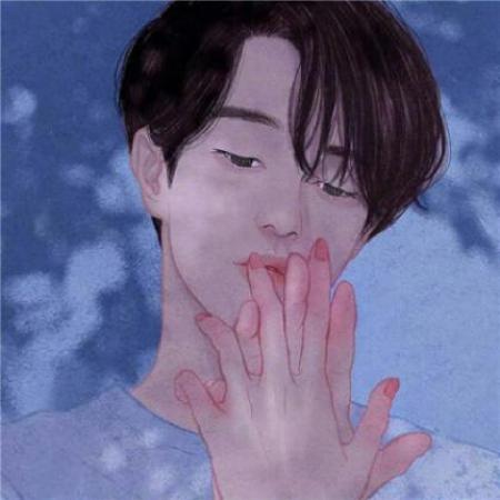 韩国插画情侣头像,唯美高清彩绘情侣头像图片