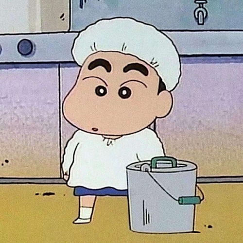 微信头像蜡笔小新情侣口罩