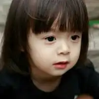 睡可爱小孩子情侣头像