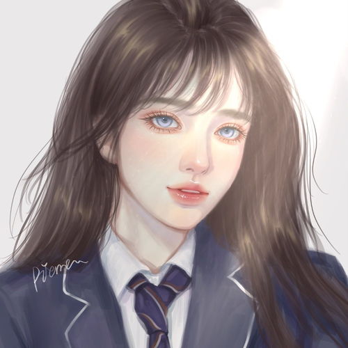  没点审美都刷不到的惊艳手绘女生头像