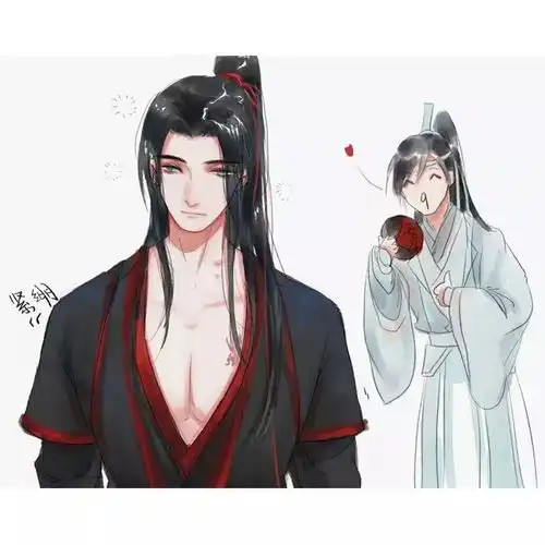 老君山红帽女情侣头像魔