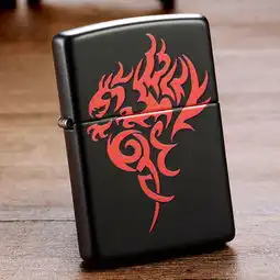 zippo打火机zippo正品纯铜芝宝黑哑漆红龙21067图片大全邮乐官方网站 zippo打火机zippo正品纯铜芝宝黑哑漆红龙21067图片大全邮乐官方网站