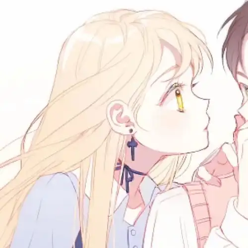  动漫情侣头像人和人刚认识的时候总是拘谨中带着温柔