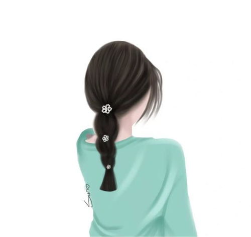  头像手绘气质女生背影,你喜欢哪一个