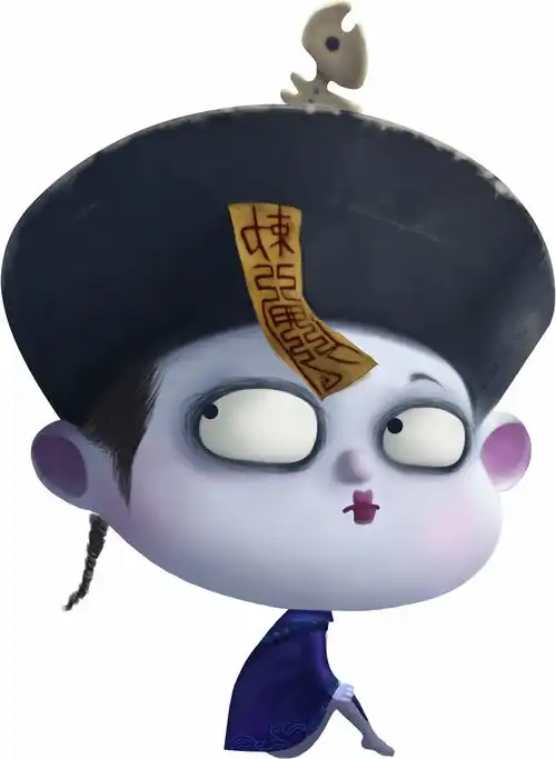  僵尸小僵尸可爱中国风僵小鱼创意壁纸卖萌萌萌的僵尸高清桌面小清新呆萌小僵尸头像二维版大眼萌手绘僵小鱼表情包