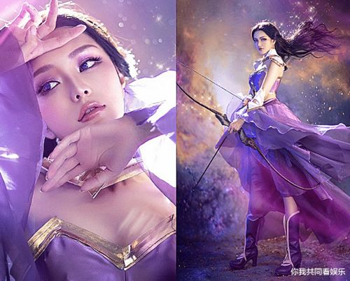  离开小猪后周扬青越来越美,cos紫霞仙子惊艳全场,双腿让人心动