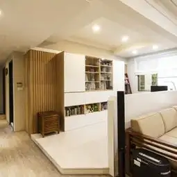  简约书房装修效果图,风格是简约空间设计是书房的家装效果实景图展示与鉴赏