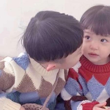  小孩情侣头像,孩子时期我们相遇注定逃不掉了