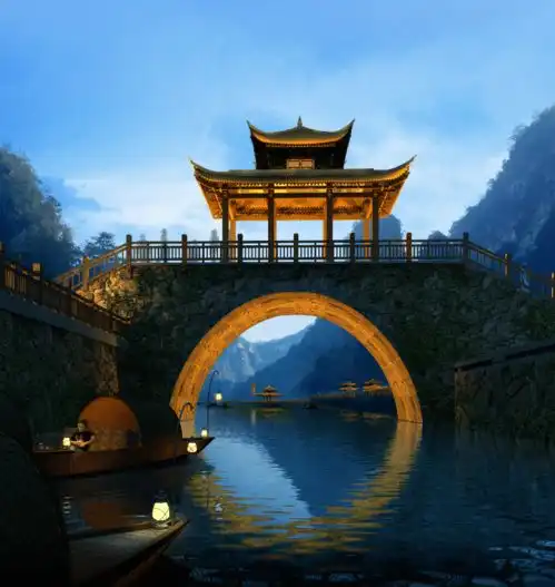  张家界5a级景区宝峰湖的提质改造ad国际岸狄建筑