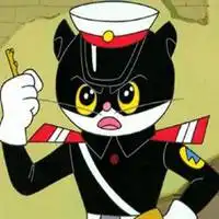 黑猫警长情侣头像一对成