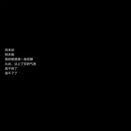 古风情侣黑头像文字头像