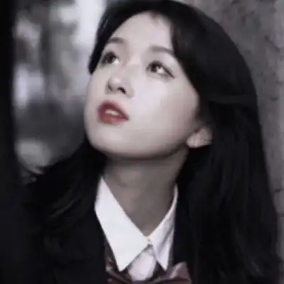  丧风格女头像真人黑暗系颓废女生头像