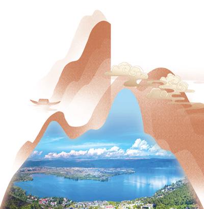  月映山水城浓厚家国情