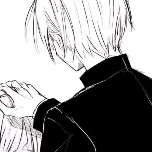 黑白漫画情头超可  黑白漫画情头超可