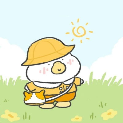  可爱简约卡通情侣一对,萌萌的快乐的开心的