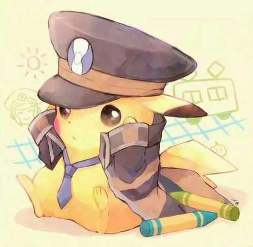  可爱皮卡丘图片