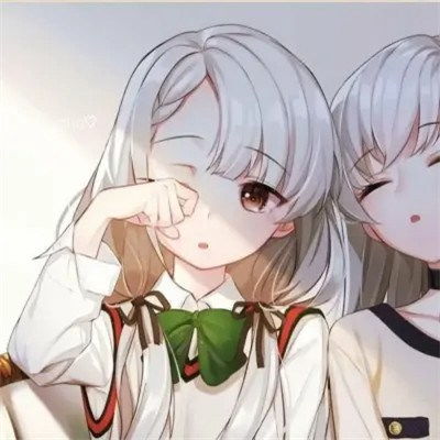  闺蜜头像ins风高级感动漫