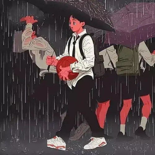 情侣卡通头像篮球