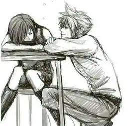 摸头杀情侣头像一对成吉